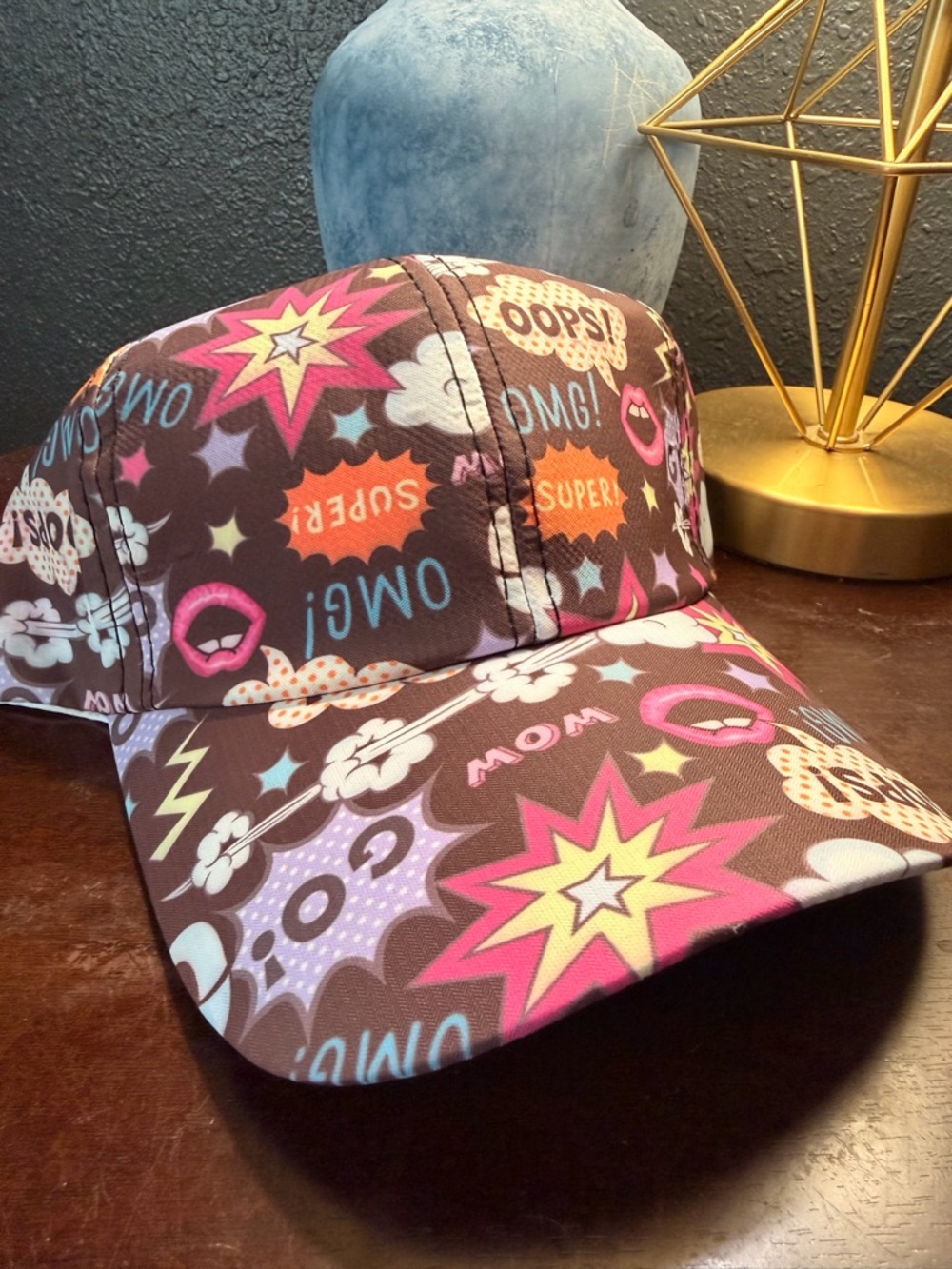 Graphic Pop Art Baseball Cap NWOT
